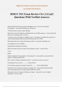 HMGT 3311 Exam Review Ch 1&comma;13&comma;3&comma;&2 Questions With Verified Answers
