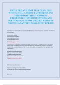 PHTLS PRE AND POST TEST EXAM 2025 WITH ACTUAL CORRECT QUESTIONS AND  VERIFIED DETAILED ANSWERS  &vert;FREQUENTLY TESTED QUESTIONS AND  SOLUTIONS &vert;ALREADY GRADED A&plus;&vert;BRAND  NEW&excl;&excl;&vert;GUARANTEED PASS&vert;LATEST UPDATE