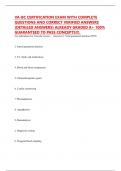 VA-BC CERTIFICATION EXAM WITH COMPLETE QUESTIONS AND CORRECT VERIFIED ANSWERS &lpar;DETAILED ANSWERS&rpar; ALREADY GRADED A&plus; 100&percnt; GUARANTEED TO PASS CONCEPTS&excl;&excl;&excl;&period;