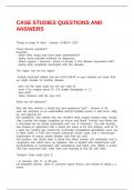 CASE STUDIES QUESTIONS AND ANSWERS