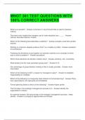  MNGT 361 TEST QUESTIONS WITH 100&percnt; CORRECT ANSWERS 