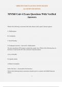 MN568 Bundled Exams 100&percnt; Verified&period;