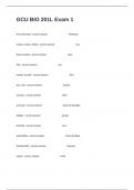 GCU BIO 201L Exam 1 Actual Review Questions And Correct Detailed Answers&period;