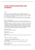  CASE STUDIES QUESTIONS AND ANSWERS