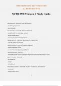 NUTR 3330 Midterm 1 Study Guide&period;