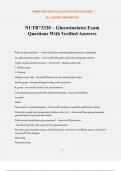 NUTR&ast;3330 &ndash; Glucosinolates Exam Questions With Verified Answers