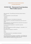 NUTR&ast;3330 &ndash; Phytosterols Exam Questions With Verified Answers