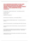 CP2 UE MIDTERM EXAM NEWEST ACTUAL EXAM WITH COMPLETE QUESTIONS AND CORRECT VERIFIED ANSWERS &lpar;DETAILED ANSWERS&rpar; ALREADY GRADED A&plus; 100&percnt; GUARANTEED TO PASS CONCEPTS&excl;&excl;&excl;