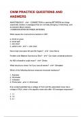 CNIM PRACTICE QUESTIONS AND ANSWERS&period;