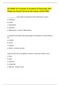 EST BANK for Principles of AnatEST BANK for Principles omy & Physiology 16th  Edition by Gerard Tortora & Derrickson &lpar;2024&rpar; ISBN-&sol;