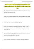 MSF Course ACTUAL EXAM QUESTIONS WITH ANSWERS LATEST UPDATED 100&percnt; VERIFIED SOLUTIONS &lpar; ALREADY GRADED A&plus; 2024-2025&rpar;