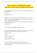 REL C 225 Exam 2 Griffiths Need to Study Questions&comma; all with Answers Verified 100&percnt; Correct