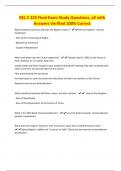 REL C 225 Final Exam Study Questions&comma; all with Answers Verified 100&percnt; Correct