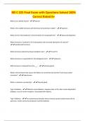 REl C 225 Final Exam with Questions Solved 100&percnt; Correct Rated A&plus;
