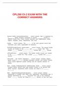 CPL250 Ch 2 EXAM WITH THE CORRECT ANSWERS&period;