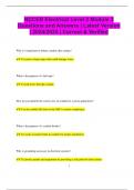 NCCER Electrical Level 2 Module 3 Questions and Answers | Latest Version  | 2024/2025 | Correct & Verified