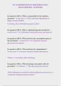 DC JURISPRUDENCE MIDTERM &lpar;2024- 2025&rpar;VERIFIED ANSWERS
