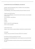 Exam Bank Solution Manual for Annotated Bibliography- Latest Update 2024