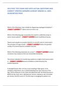 ATLS POST TEST EXAM 2025 WITH ACTUAL QUESTIONS AND CORRECT VERIFIED ANSWERS ALREADY GRADED A&plus; 100&percnt; GUARANTEED PASS&excl;    