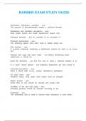 BARBER EXAM STUDY GUIDE