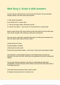 Med Surg 1- Exam 3 with answers