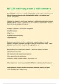 NS 126 med-surg exam 1 with answers