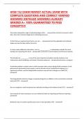 AFSB 152 EXAM NEWEST ACTUAL EXAM WITH COMPLETE QUESTIONS AND CORRECT VERIFIED ANSWERS &lpar;DETAILED ANSWERS&rpar; ALREADY GRADED A&plus; 100&percnt; GUARANTEED TO PASS CONCEPTS&excl;&excl;&excl;