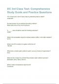 DC 3rd Class Test&lowbar; Comprehensive Study Guide and Practice Questions - Copy