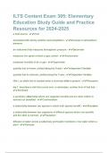 ILTS Content Exam 305&lowbar; Elementary Education Study Guide and Practice Resources for 2024