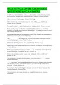 NAUI NITROX DIVER EXAM GUIDE QUESTIONS AND ANSWERS