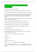 NITROX EXAM QUESTIONS AND ANSWERS