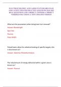ELECTROLYSIS IBEC AND LASER STATE BOARD EXAM AND LATEST UPDATED PRACTICE QUESTIONS 2024-2025 REAL QUESTIONS AND CORRECT ANSWERS &lpar;CORRECT VERIFIED SOLUTIONS&rpar; A NEW UPDATED VERSION 