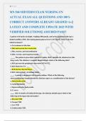 MN 568 MIDTERM EXAM NURSING FN  ACTUAL EXAM ALL QUESTIONS AND 100&percnt;  CORRECT ANSWERS ALREADY GRADED A&plus;&vert;&vert;  LATEST AND COMPLETE UPDATE 2025 WITH  VERIFIED SOLUTIONS&vert;&vert; ASSURED PASS&excl;&excl;