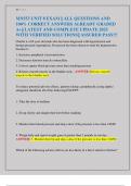 MN 553 UNIT 1-9 EXAMS&vert;&vert; MN553 FINAL PRACTICE EXAM&vert;&vert; MN553 ADVANCED PHARMACOLOGY FINAL EXAM 3&vert;&vert; ALL QUESTIONS AND 100&percnt; CORRECT ANSWERS WITH A GUARANTEED A&plus;&vert;&vert; LATEST AND COMPLETE UPDATE 2025 WITH VERIFIED SOLUTIONS&vert;&vert; ASSURED PASS&excl;&excl;&excl;