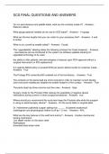 SCS FINAL QUESTIONS AND ANSWERS