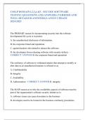 CSSLP DOMAIN1&comma;2&comma;3&comma;4 &5 - SECURE SOFTWARE  TESTING QUESTIONS AND ANSWERS &lpar;VERIFIED AND  WELL DETAILED ANSWERS&rpar; LATEST UPDATE  2024&sol;2025