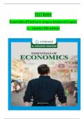 FULL TEST BANK For Essentials of Economics  by N&period; Gregory Mankiw All Chapters 1 - 24 &vert; 9th edition&vert; LATEST VERSION