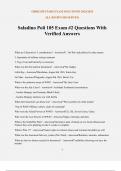 Saladino Poli 105 Exam &num;2 Questions With Verified Answers