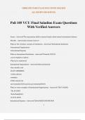 Poli 105 VCU Final Saladino Exam Questions With Verified Answers
