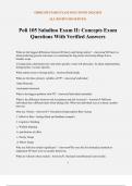 Poli 105 Saladino Exam II&colon; Concepts Exam Questions With Verified Answers