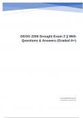 GEOG 2200 Drought Exam 2 &vert;&vert; With Questions & Answers &lpar;Graded A&plus;&rpar;