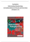 Test Bank for Understanding Pathophysiology&comma; 1st Canadian Edition by El-Hussein and Power-Kean all chapters 1-42
