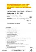 2024 Pearson Edexcel Level 1&sol;Level 2 GCSE  Arabic 1AA0&sol;1H PAPER 1&colon; Listening and  understanding in Arabic&period; With Marking Scheme  Merged    Pearson Edexcel Level 1&sol;Level 2 GCSE &lpar;9&ndash;1&rpar;    Wednesday 15 May 2024  