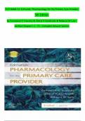 TEST BANK For Edmunds' Pharmacology for the Primary Care Provider&comma; 5th Edition by Constance G Visovsky&comma; Complete Chapters 1 - 25&comma; Newest Version &lpar;100&percnt; Verified&rpar;&period;