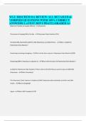 WGU BIOCHEM OA REVIEW ALL DETAILED & VERIFIED QUESTIONS WITH 100&percnt; CORRECT ANSWERS&vert; LATEST 2025 UPDATE&vert; GRADED A&plus;