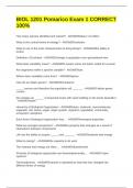 BIOL 1201 Pomarico Exam 1 CORRECT 100&percnt;