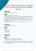 NSE 111&sol; NSE111 Exam Guide &lpar;New 2025&sol; 2026 Update&rpar; Qs & As&vert; Grade A&vert;  100&percnt; Correct &lpar;Verified Answers&rpar;