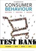 Test Bank For Consumer Behaviour&colon; Buying&comma; Having&comma; and Being&comma; Canadian 8th Edition &lpar;Solomon&rpar; &vert; All chapters are included &vert; LATEST