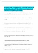 VDBHDS Quiz - Peer Quiz VA&vert; ALL With Detailed & Verified Questions With 100&percnt; Correct Answers&vert; Latest 2025 Update&vert; graded A&plus;