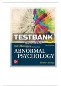 Nolen-Hoeksema-s Abnormal Psychology&comma; 9th Edition Test bank and Solutions by Heather Jennings &lpar;2024-2025&rpar;&period;
